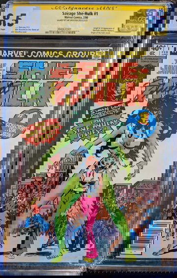 Savage She-Hulk #1 CGC 8.5 Signature Series Signed by Jim Shooter