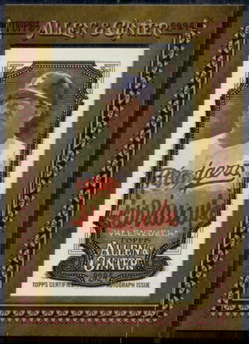 2024 Topps Allen & Ginter Fernando Valenzuela #MA-FV Auto /10