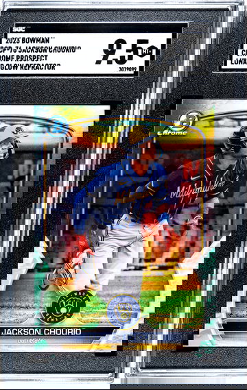 2023 Bowman Chrome Jackson Chourio Lunar Glow Refractor