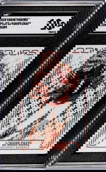 2024 Panini Phoenix #CON-JCE Ja'Marr Chase Contours SGC 10