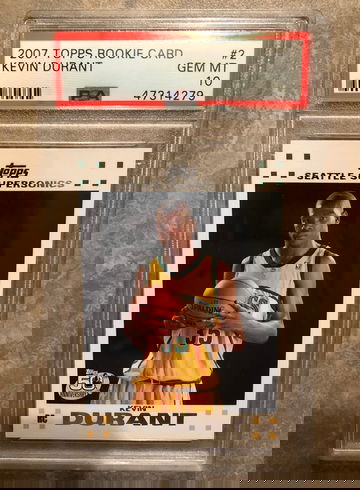 Kevin Durant Topps Rookie PSA 10