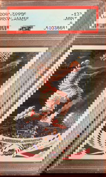 2004 Topps Lebron James PSA 9