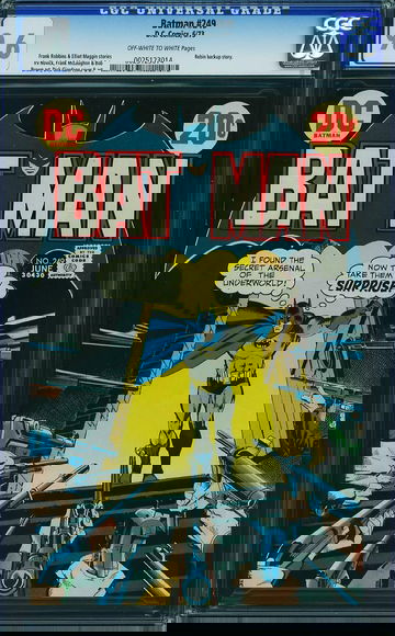 BATMAN #249, CGC 9.6 NM+