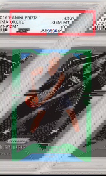 Chuma Okeke 2019 Prizm Green PSA 10 Rookie