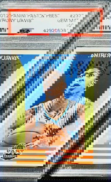 2012-13 Panini Past & Present Anthony Davis RC PSA 10