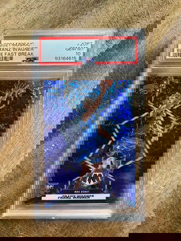 2021 Mosaic Blue Fast Break /85 Franz Wagner PSA 10