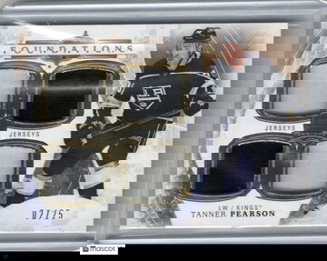 2017-18 The Cup Tanner Pearson Foundations Jerseys Kings 02/25