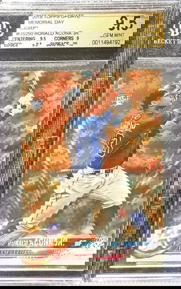 2018 Topps Update Ronald Acuna /25