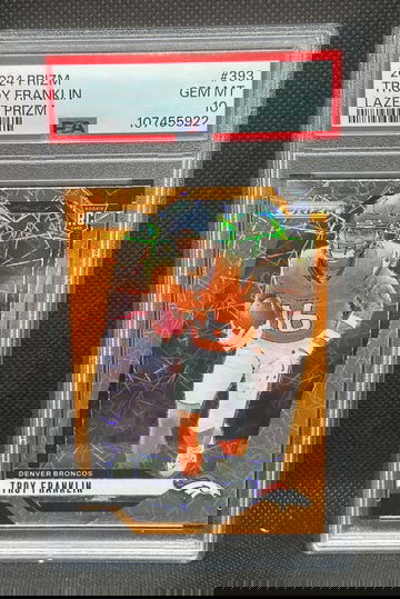 2024 Prizm Troy Franklin Lazer #383 PSA 10 Gem Mint 