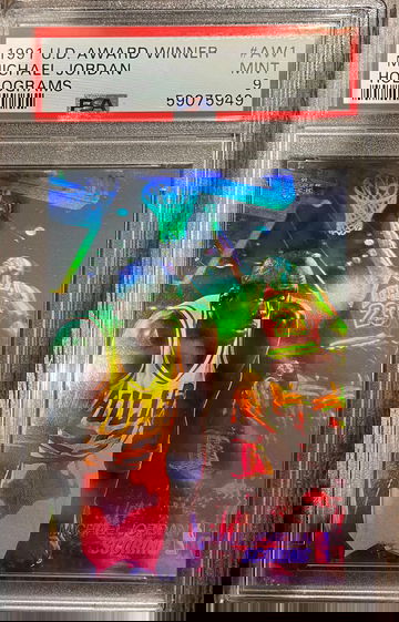 1991 Upper Deck Michael Jordan #AW1 holo PSA 9