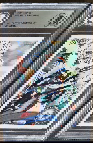 Keith Brookings auto 2011 topps