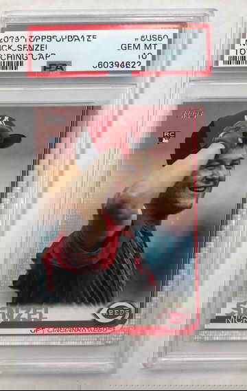 2019 Topps Update Nick Senzel Touching Cap PSA 10