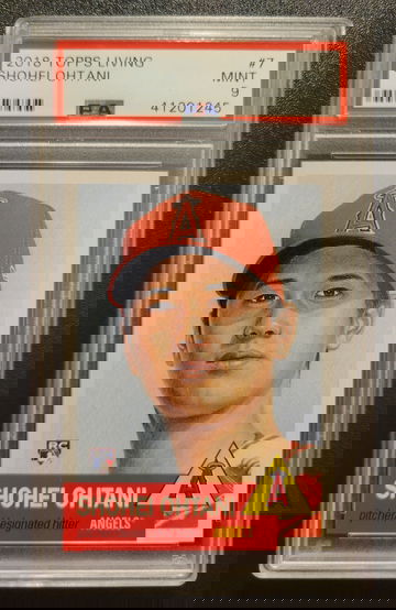 2018 Topps Living Shohei Ohtani PSA 9 RC
