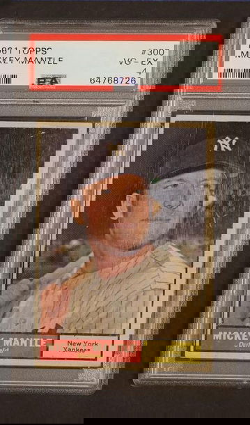 1961 Topps Mickey Mantle #300 PSA 4