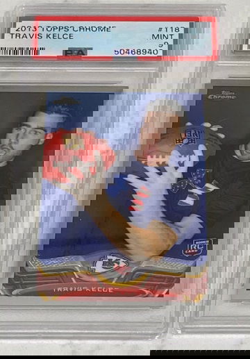 2013 Topps Chrome Travis Kelce RC PSA 9