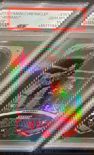 Ja Morant Green Marquee PSA 10