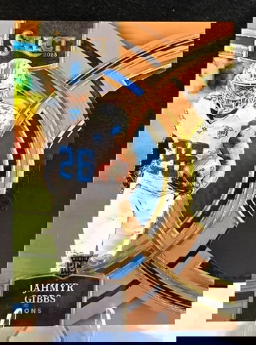 2023 Panini Select   Premier Level  Jahmyr Gibbs #198  Bronze  /299  RC Die Cut  Lions