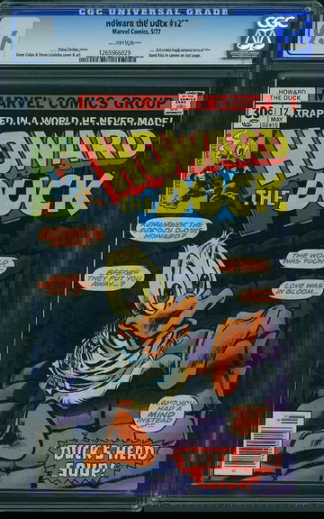 HOWARD THE DUCK #12, CGC 9.6 NM+