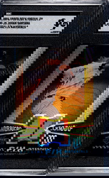 2006 Upper Deck Special FX #SM-JS Johan Santana Special F/X Mat. SGC 9