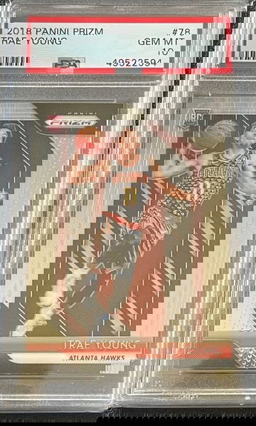 2018 Panini Prizm Trae Young PSA 10