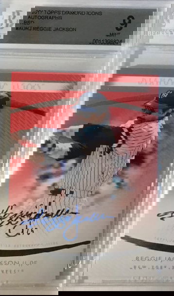 2017 Topps Diamond Icons Autographs Red Reggie Jackson