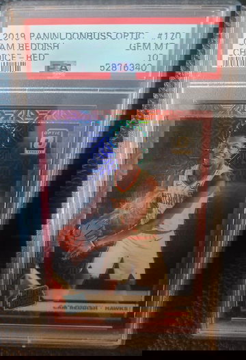 2019 Panini Optic Cam Reddish Choice-Red /88  Psa 10