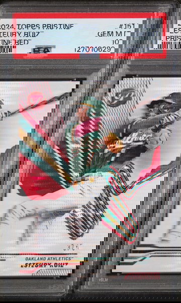 2024 Topps Pristine Pristine Red Esteury Ruiz #151 /5 PSA 10