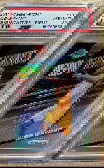 Kobe Bryant 2014 Panini Prizm Representatives Prizm PSA 10! Pop 65