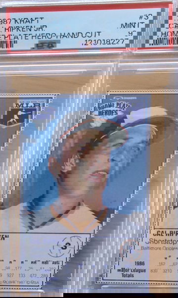 1987 Kreft Home Plate Heroes PSA 9 low pop!