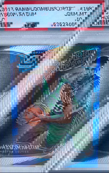 2017 Panini Donruss Optic Holo Jayson Tatum PSA 10 Gem Mint #198
