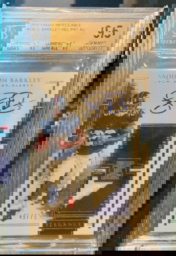 SAQUON BARKLEY IMPECCABLE ROOKIE PATCH AUTO