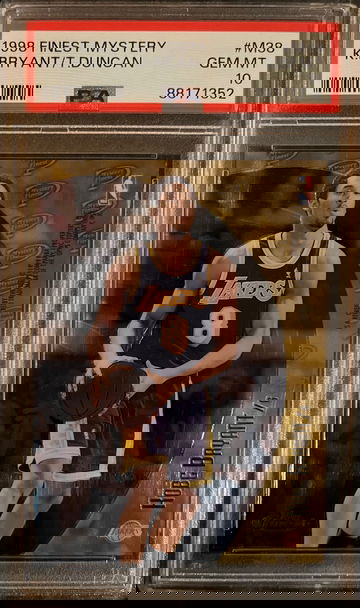 1998-99 Topps Finest Mystery Finest #M38 Kobe Bryant Tim Duncan PSA 10 GEM MINT