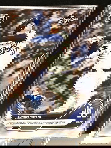 Shohei Ohtani  2025 Topps Now #903  World Series  3rd Multi-HR Game of Postseason 