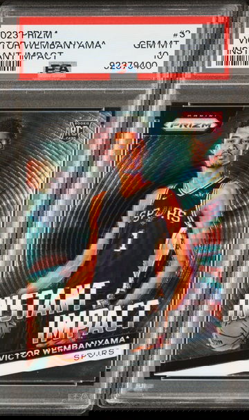 2023 PRIZM INSTANT IMPACT VICTOR WEMBANYAMA PSA 10