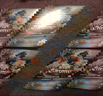 Topps chrome 2020 4- mega boxes