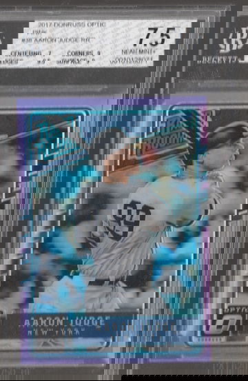 2017 DONRUSS OPTIC PINK AARON JUDGE RR #38 BGS 7.5