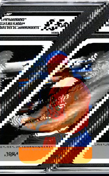 1998 Harenberg Jahrhunderts Hulk Hogan HOF WWF WWE  SGC 9.5 Total POP 7