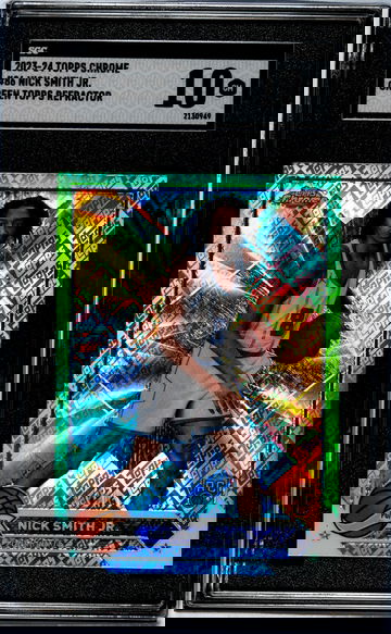 2023 Topps Chrome Green Refractor Nick Smith Jr. #86 RC SGC 10