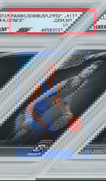 2018 Panini Donruss Optic #177 Luka Doncic PSA 10