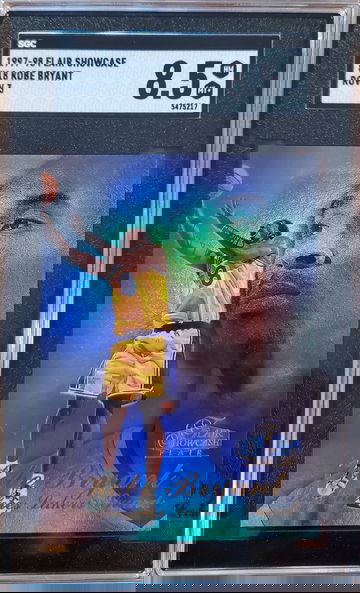 1997-1998 Flair Showcase Row 3 Kobe Bryant #2 SGC 8.5