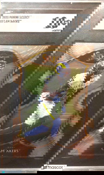 CAM AKERS 2020 Panini Select #55 Rookie Card RC SGC 10 Gem Mint Rams Vikings