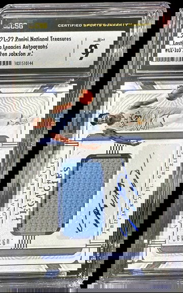 2021 Panini Nartional Treasures Lasting Legacies Auto Jaren Jackson Jr.  Auto 10