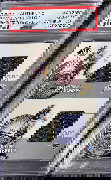 2002 SP Authentic Threads Tom Brady PSA 10 POP 5!!!! Newly Graded