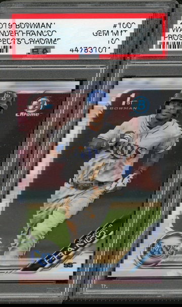 Wander Franco 2019 Bowman Chrome Rookie PSA 10