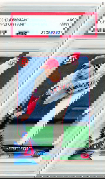 2018 Bowman #49 Shohei Ohtani PSA 9 MINT!