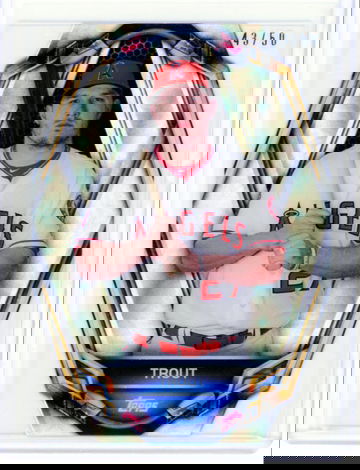 2019 Topps High Tek PT-MT Mike Trout Portraitek