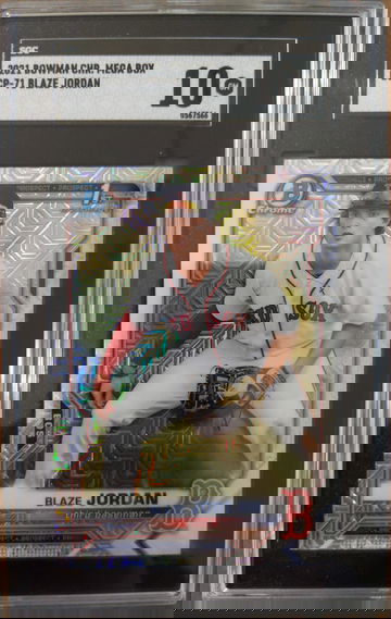 2021 Bowman Chrome Blaze Jordan Mega Mojo SGC 10 GEM MINT