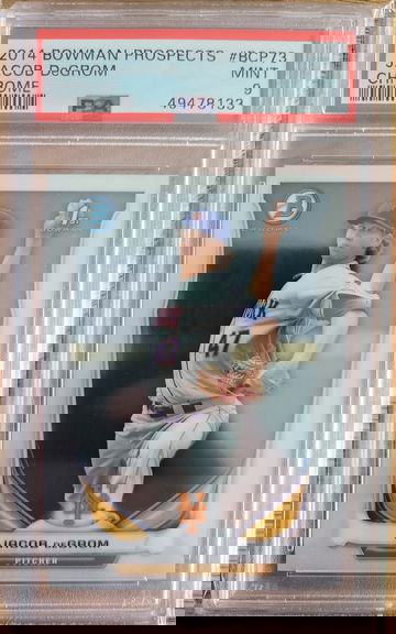 2014 Bowman Chrome Jacob DeGrom PSA 9