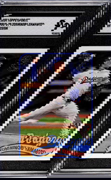 2024 Topps Update #89US-29 Yoshinobu Yamamoto '89 Design SGC 9