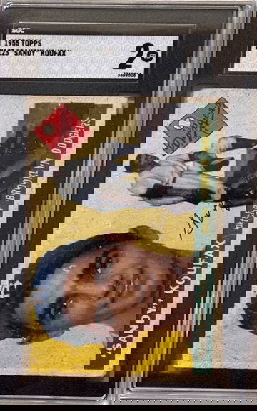 1955 Topps Sandy Koufax #123 SGC 2